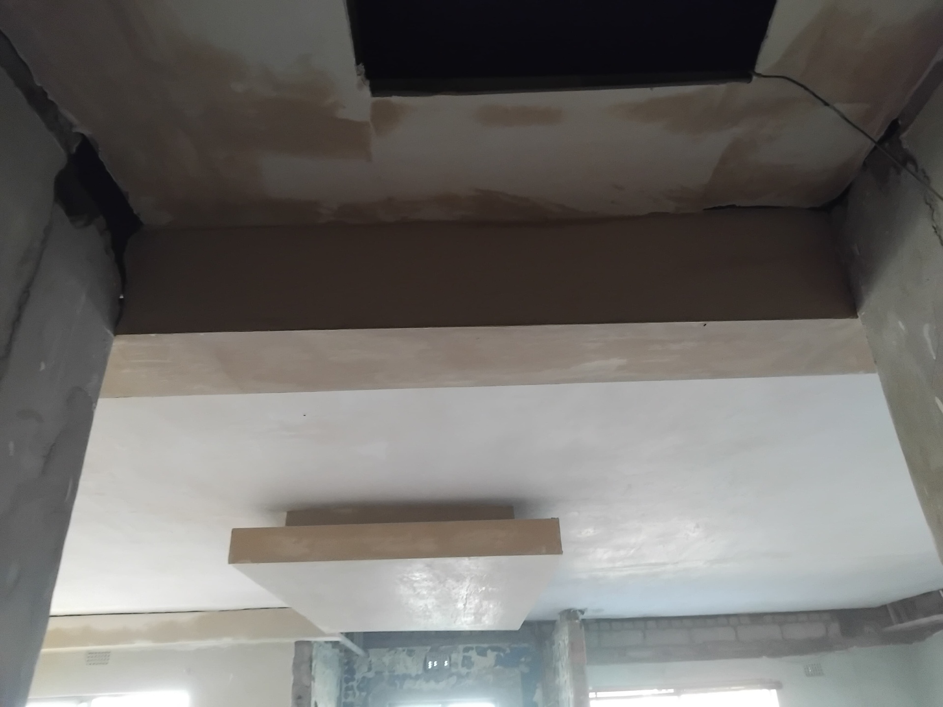 Ceiling & wall prep