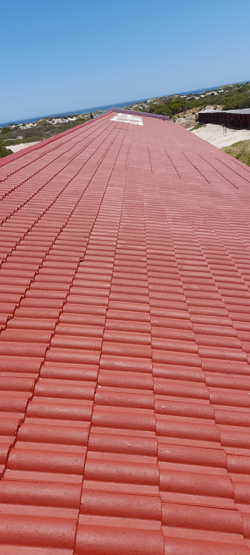 Worn roof sheets