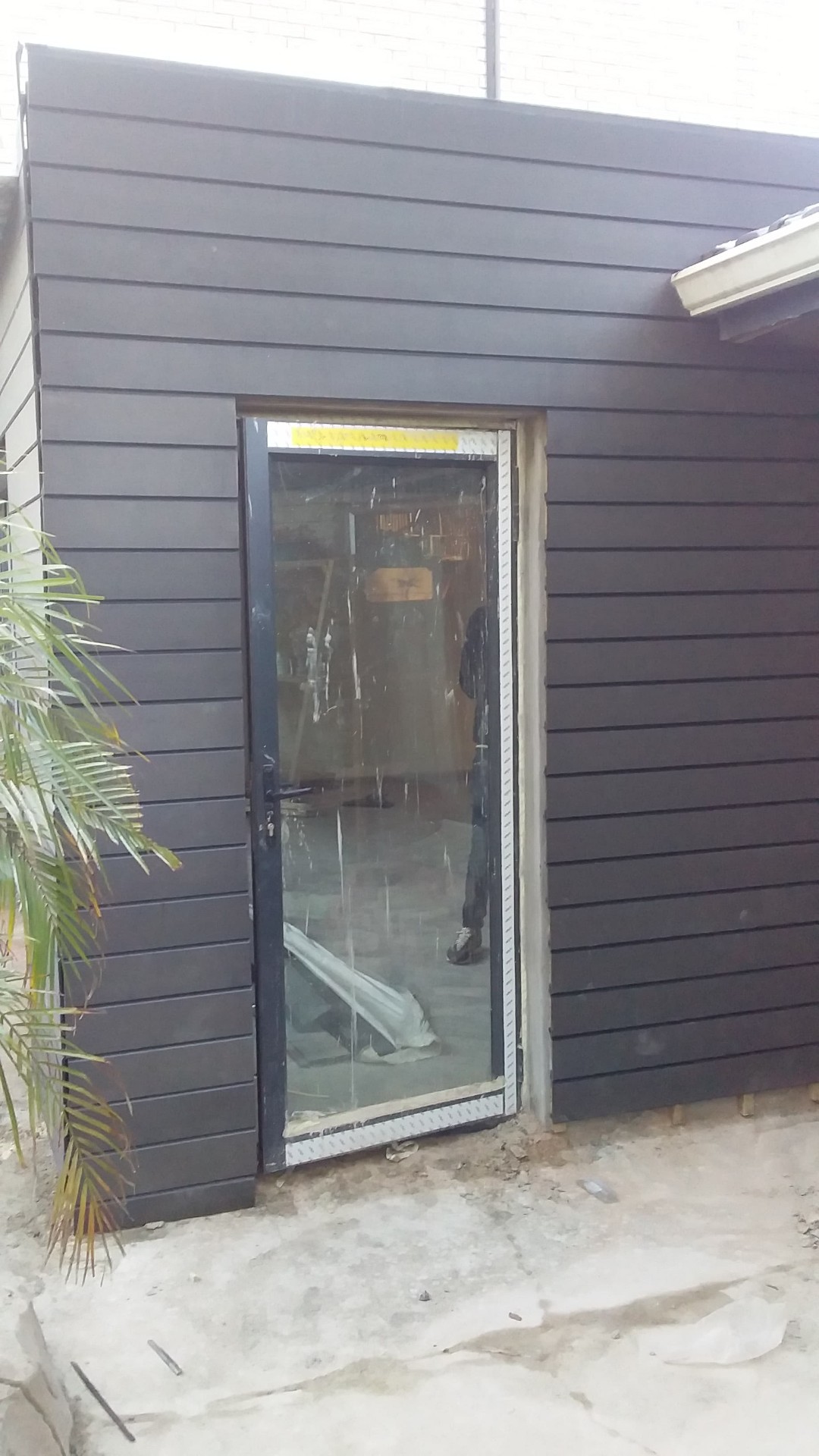 Clad outbuilding finished