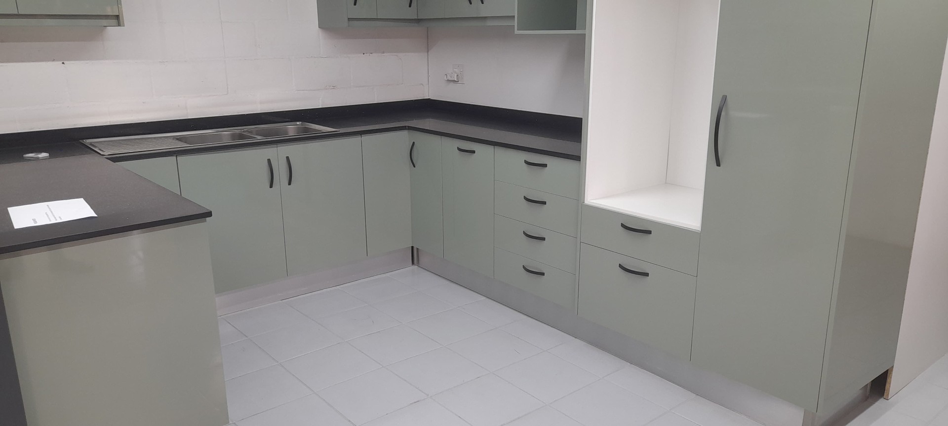 Sage kitchen finished