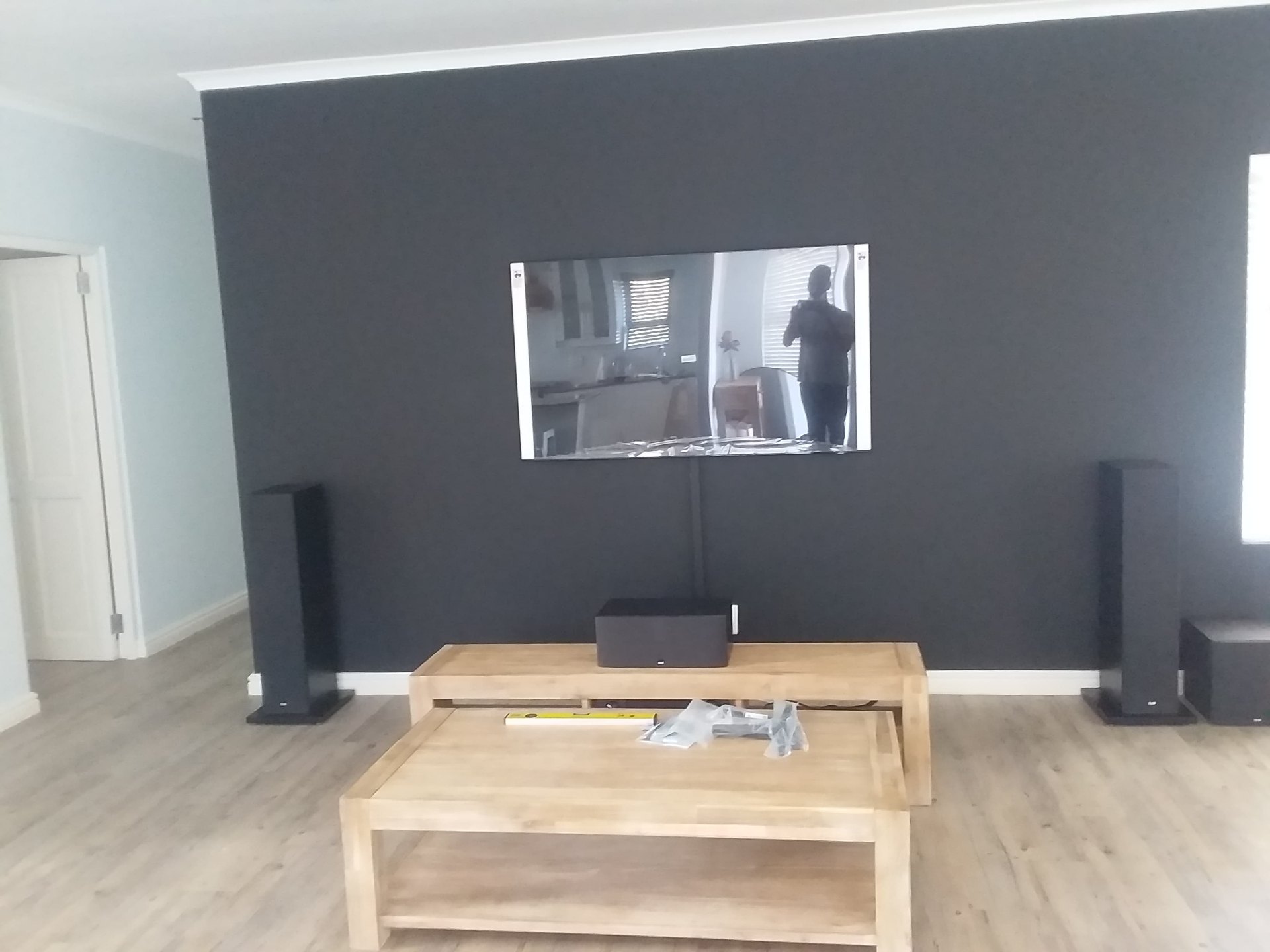 Feature wall prep